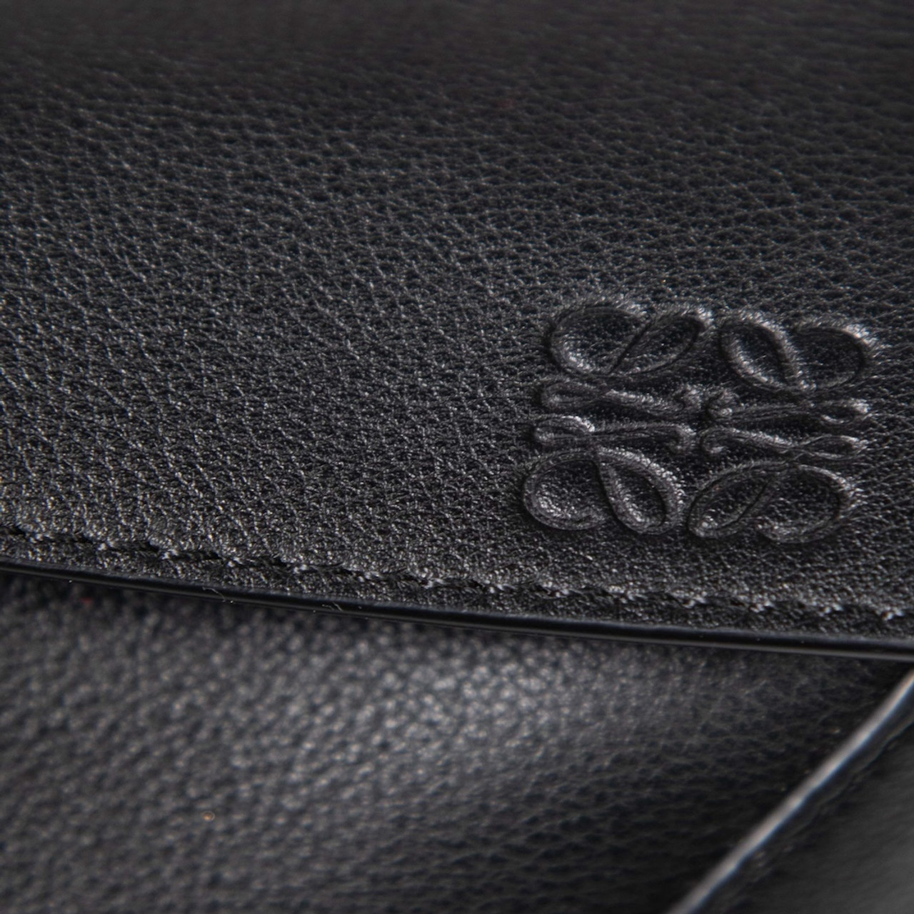 Loewe Black Leather Mini Puzzle Belt Bag Loewe Black Leather Mini Puzzle Belt Bag