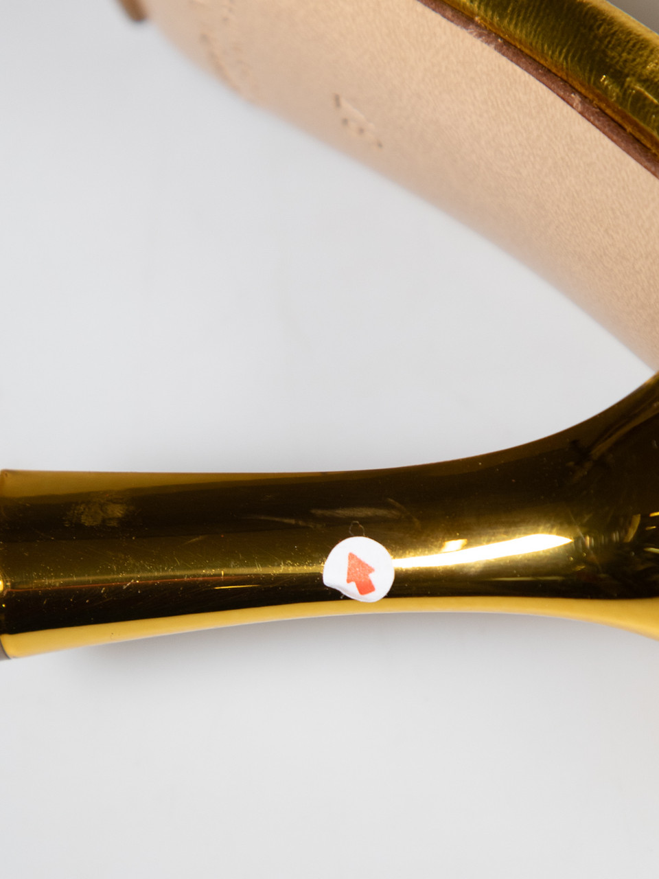 Bottega Veneta Gold Strappy Leather Sandals Bottega Veneta Gold Strappy Leather Sandals