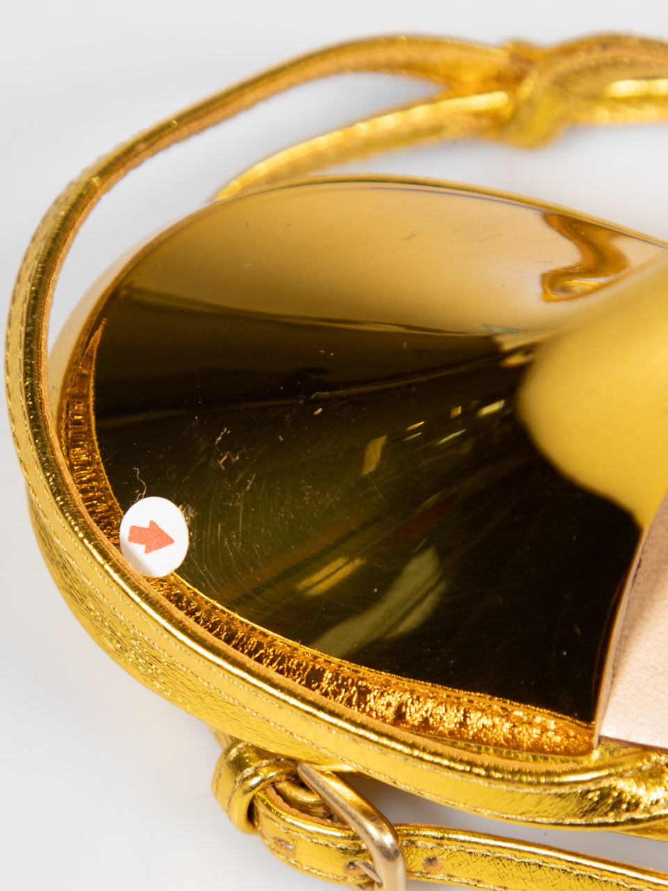 Bottega Veneta Gold Strappy Leather Sandals Bottega Veneta Gold Strappy Leather Sandals