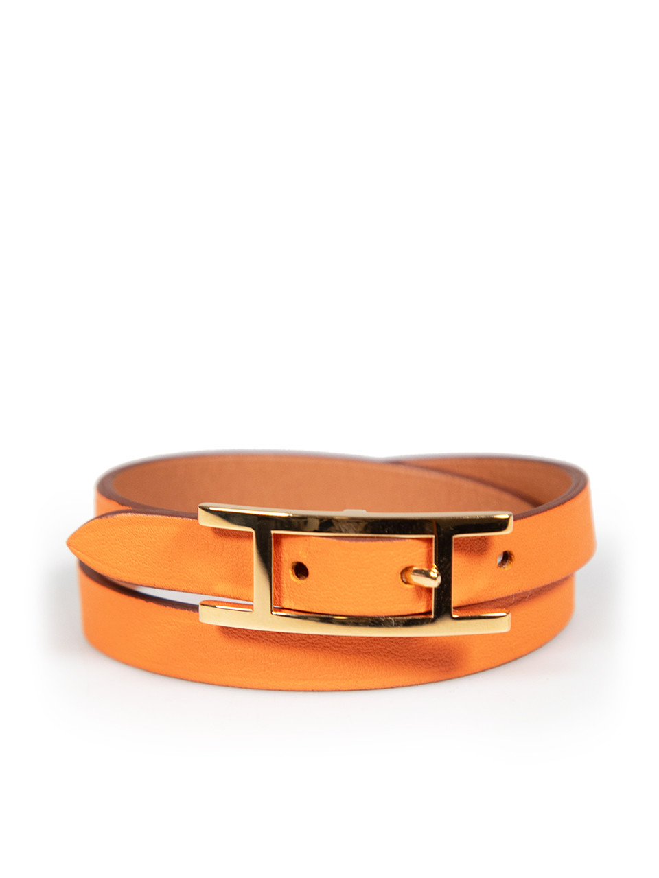 Hermès Leather Behapi Reversible Bracelet