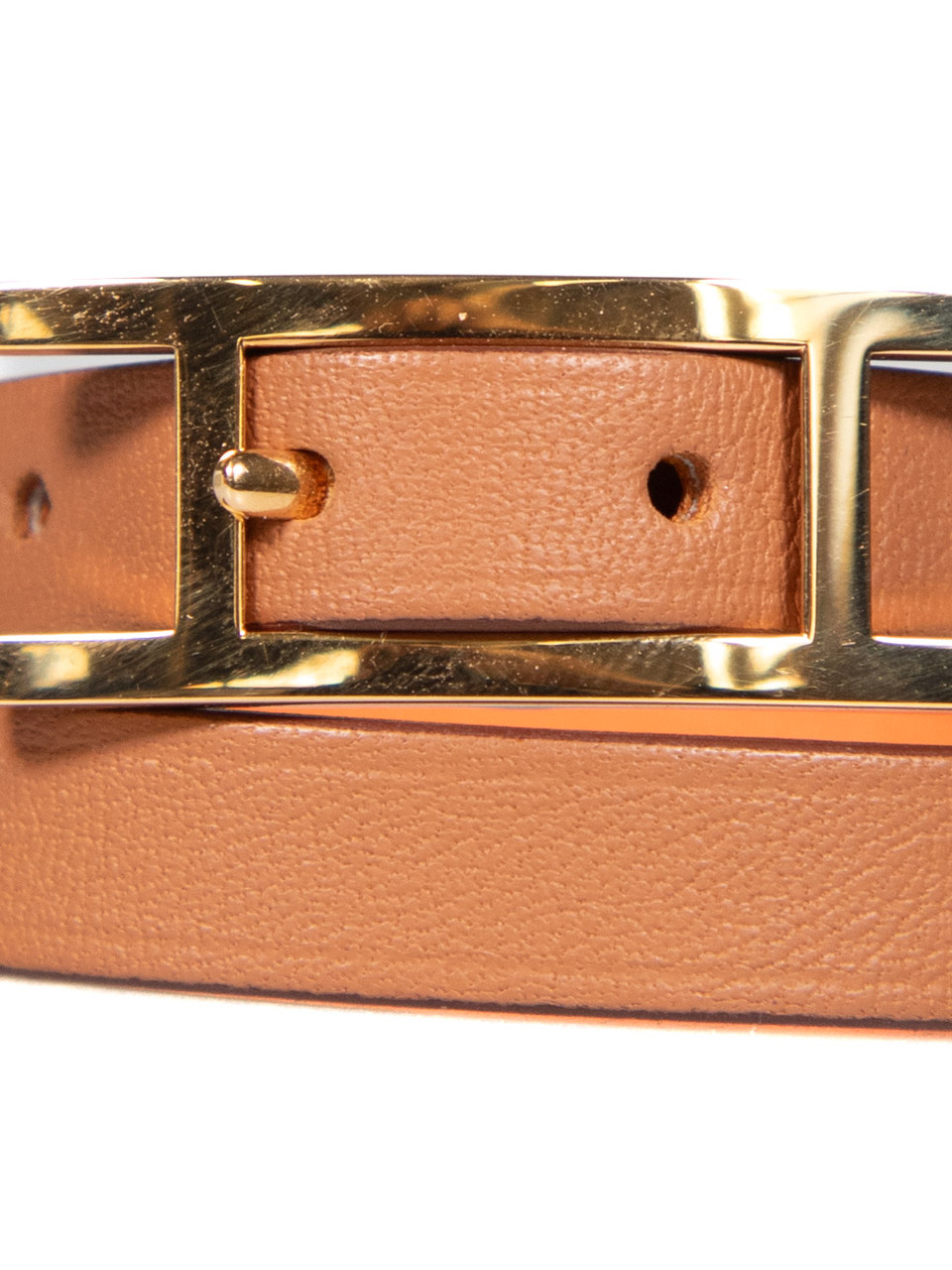 Hermès Leather Behapi Reversible Bracelet