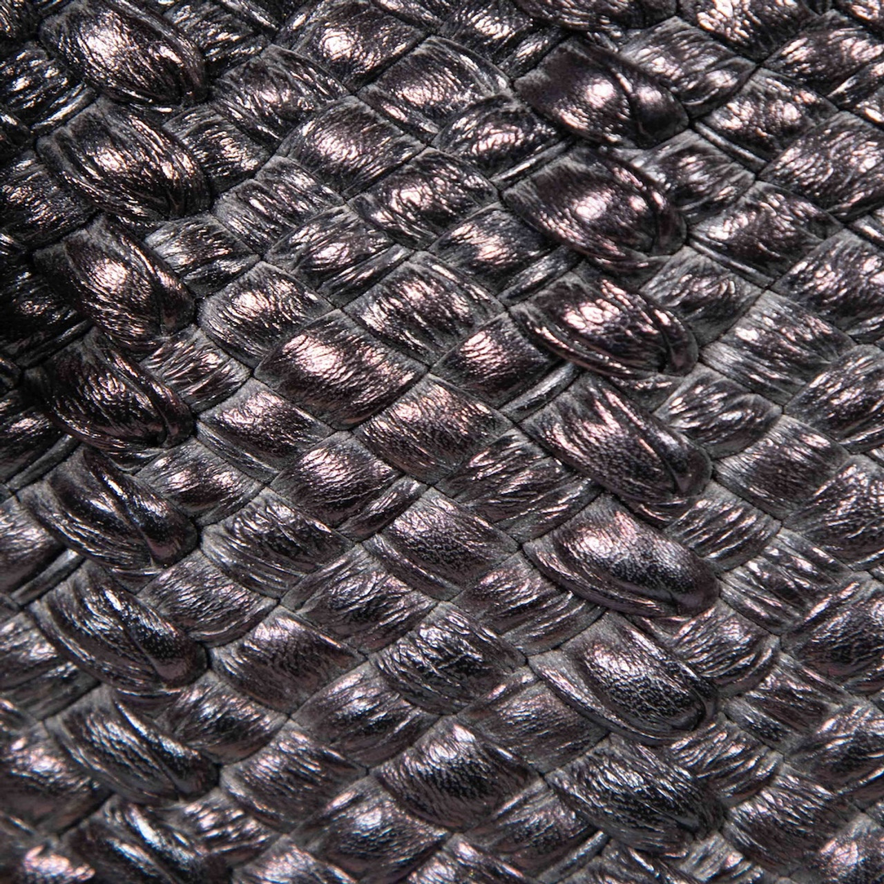 Bottega Veneta Metallic Brown Intrecciato Tote Bag