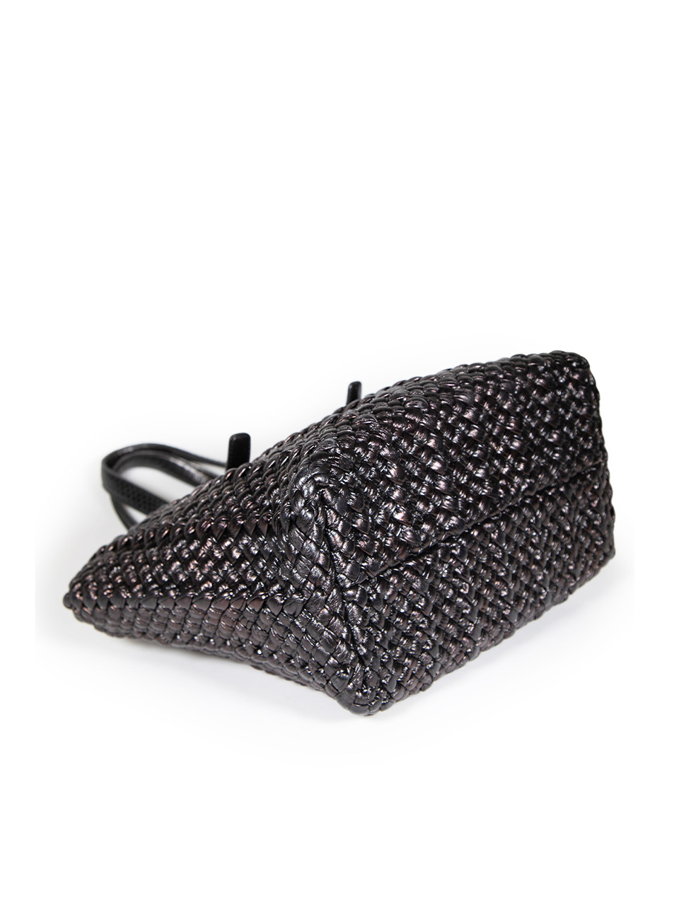 Bottega Veneta Metallic Brown Intrecciato Tote Bag