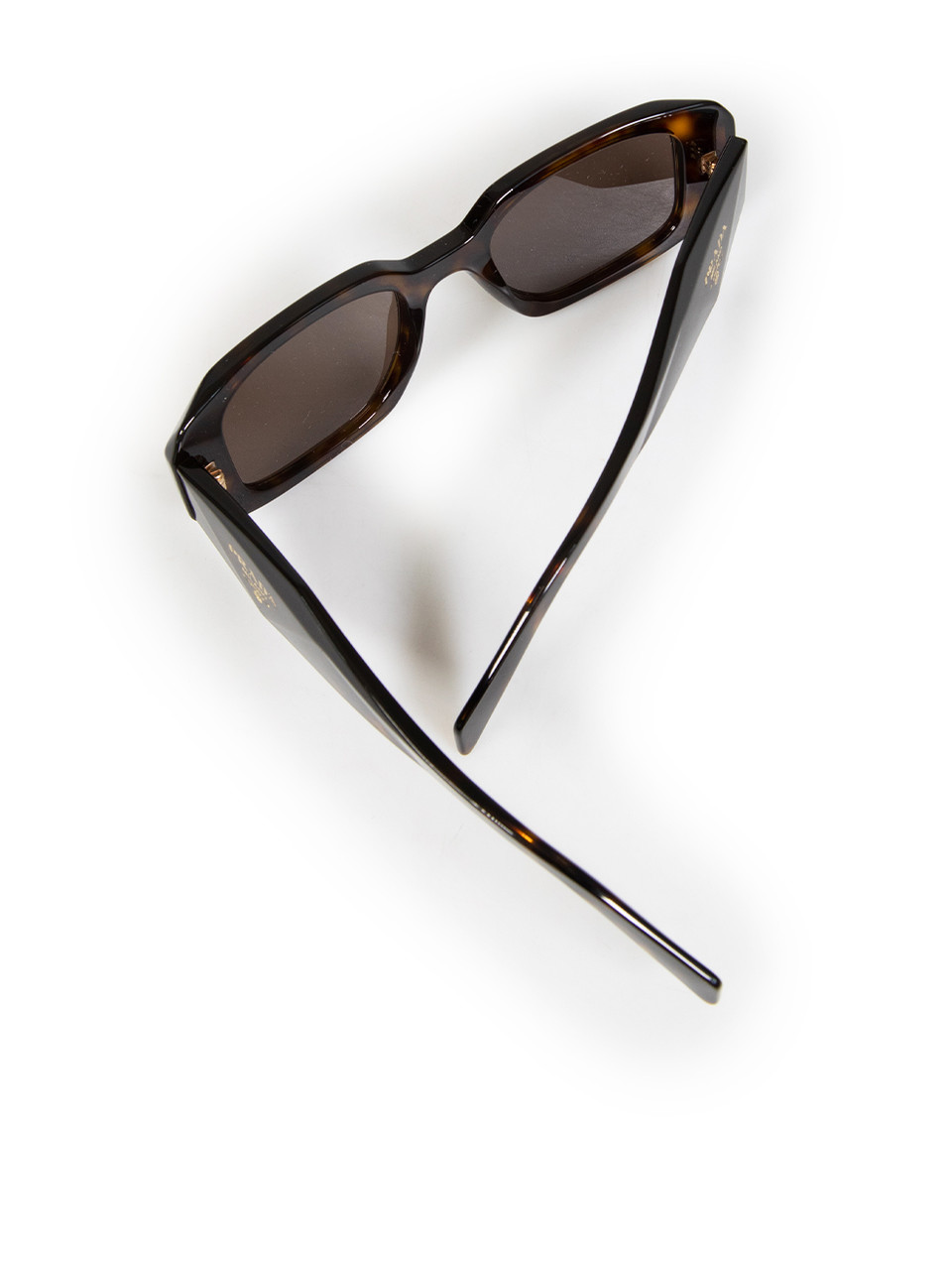 Prada Brown Tortoiseshell Rectangular Frame Sunglasses Prada Brown Tortoiseshell Rectangular Frame Sunglasses