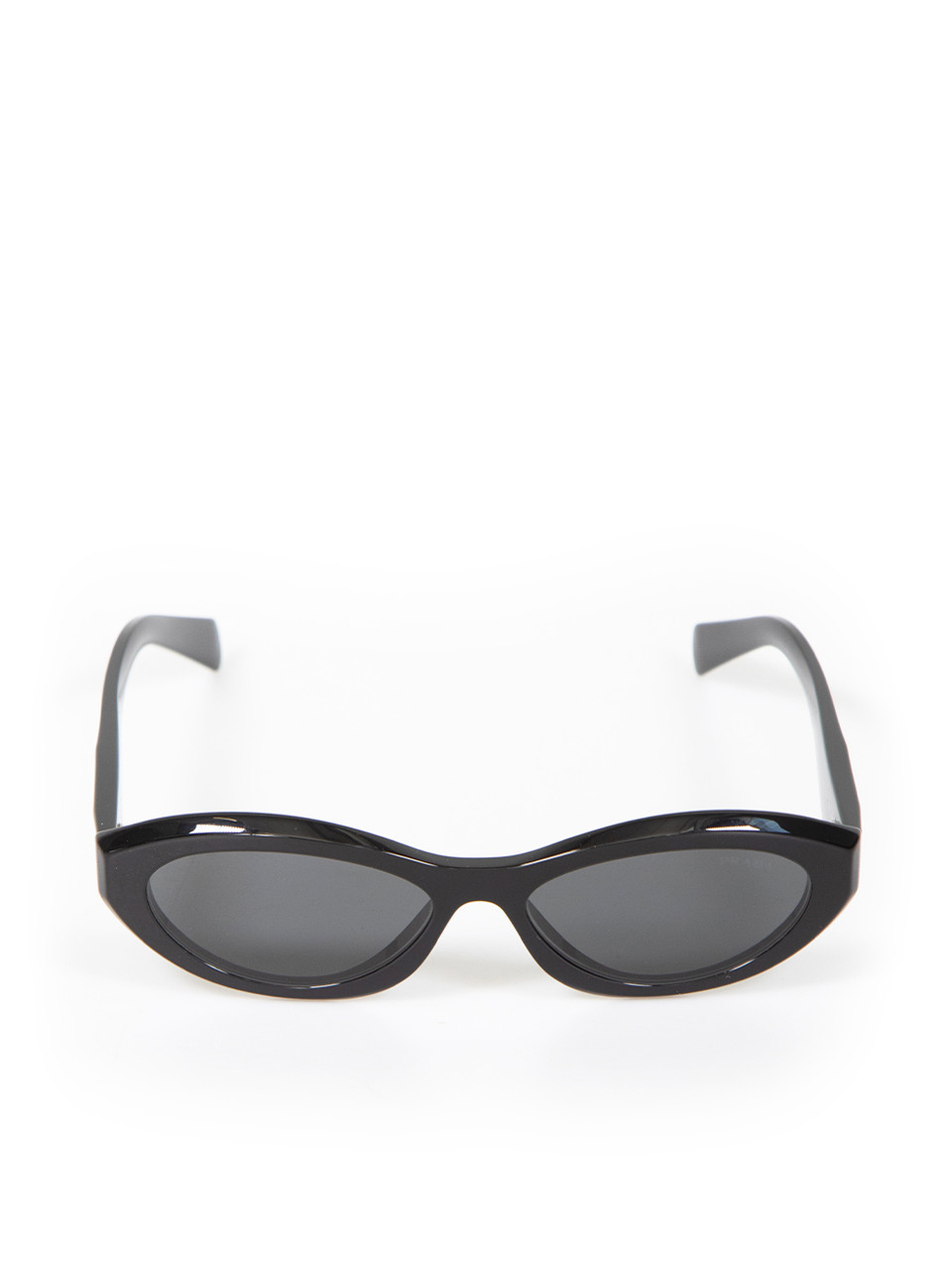 Prada Black Tinted Oval Sunglasses Prada Black Tinted Oval Sunglasses