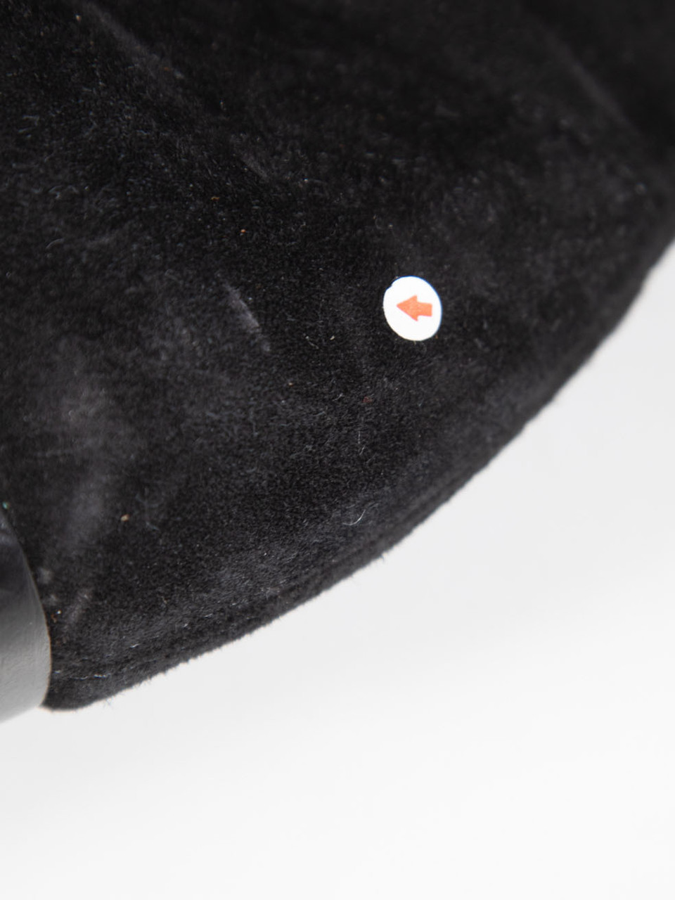 Maje Black Over the Knee Suede Square Toe Boots