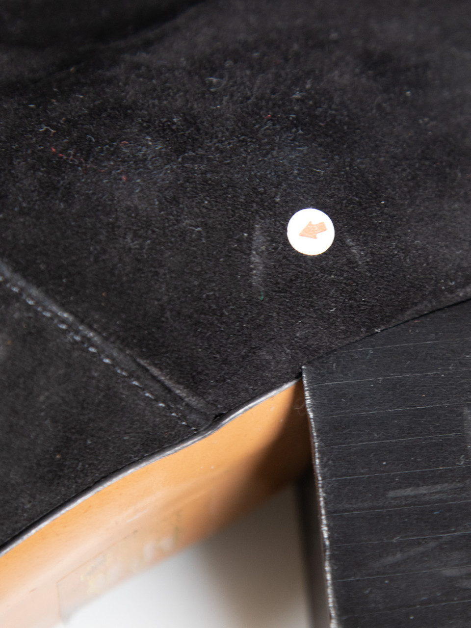 Maje Black Over the Knee Suede Square Toe Boots