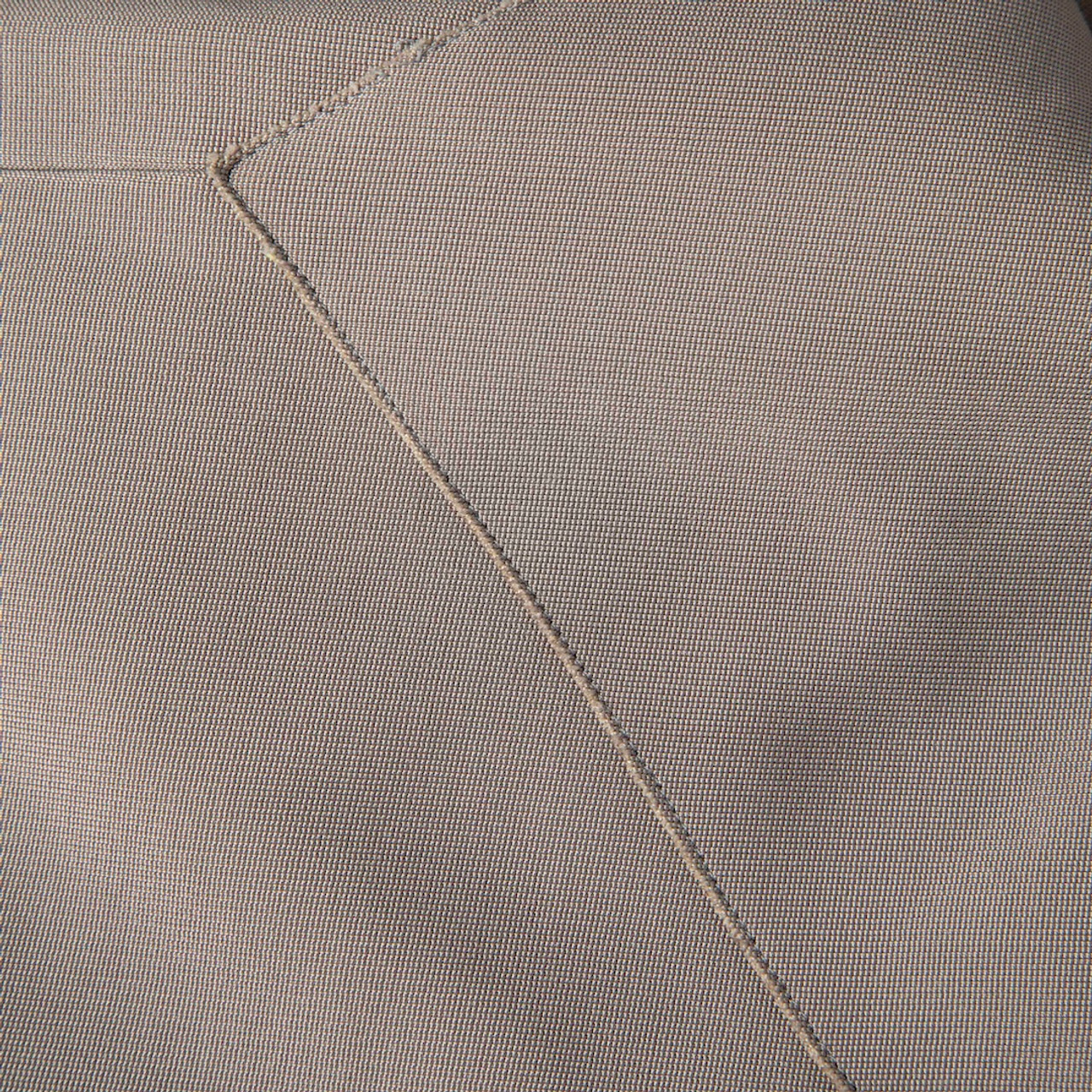 Victoria Beckham Taupe Asymmetric Sleeve Dress