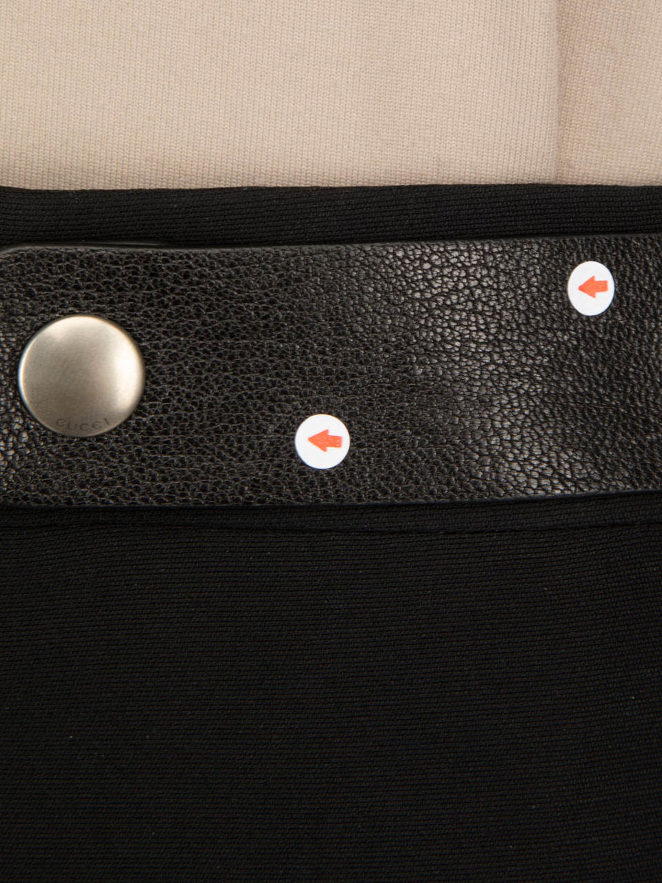 Gucci Black Wool Horsebit Belt Straight Trousers Gucci Black Wool Horsebit Belt Straight Trousers