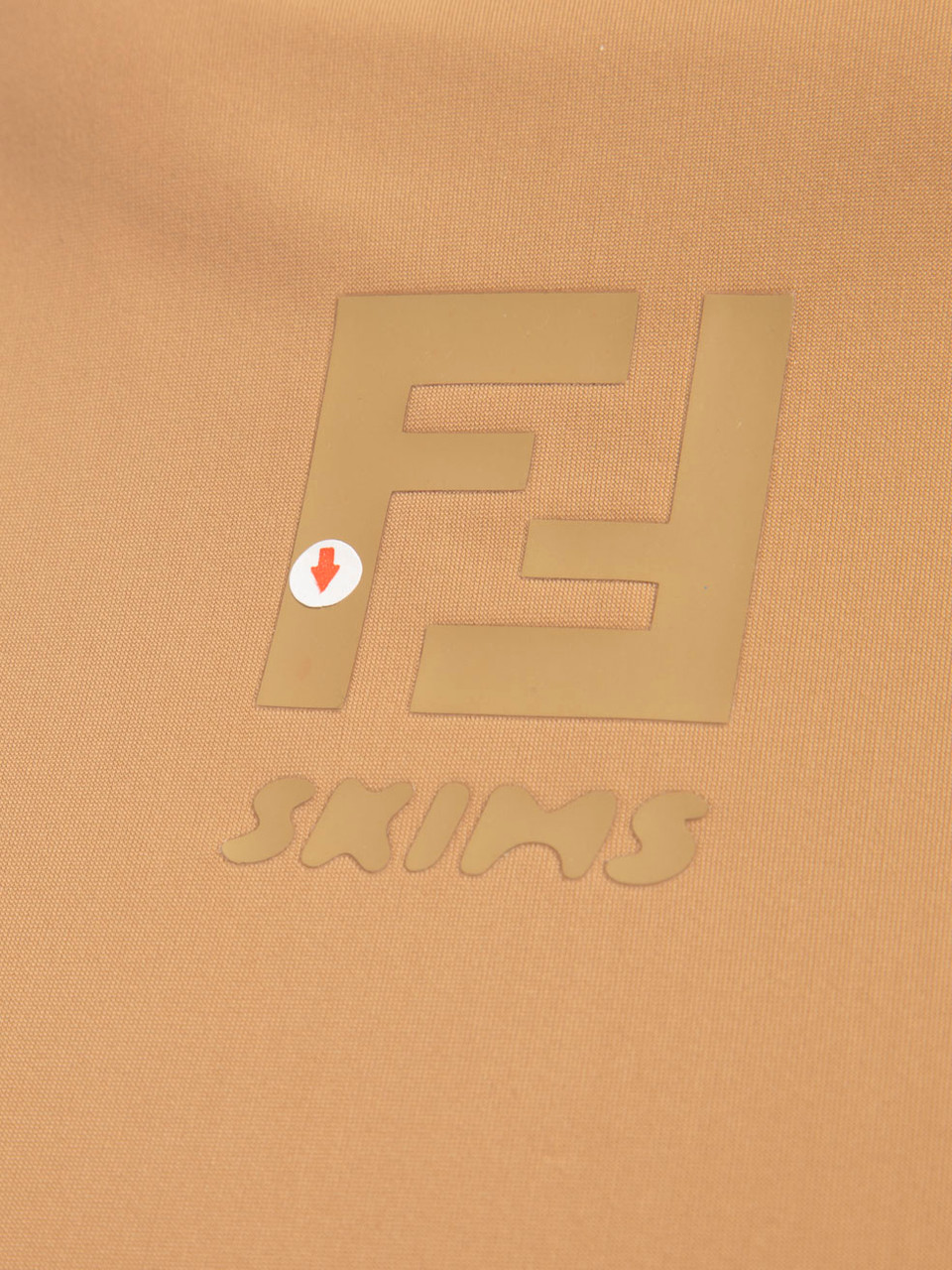 Fendi Beige Long Sleeve Bikini Top | CSD