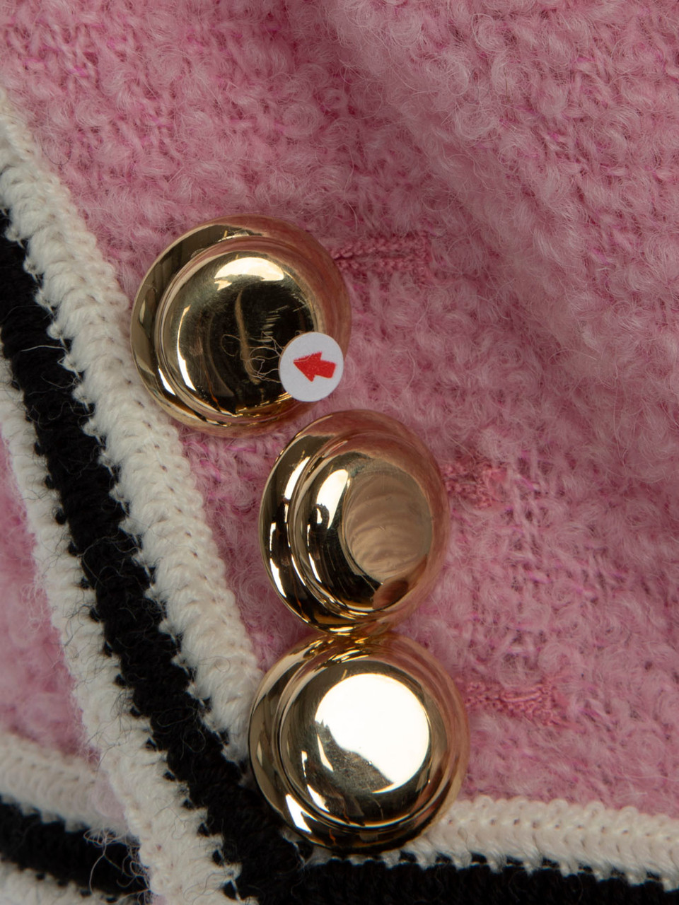 Miu Miu Pink Wool Bouclé Cardigan