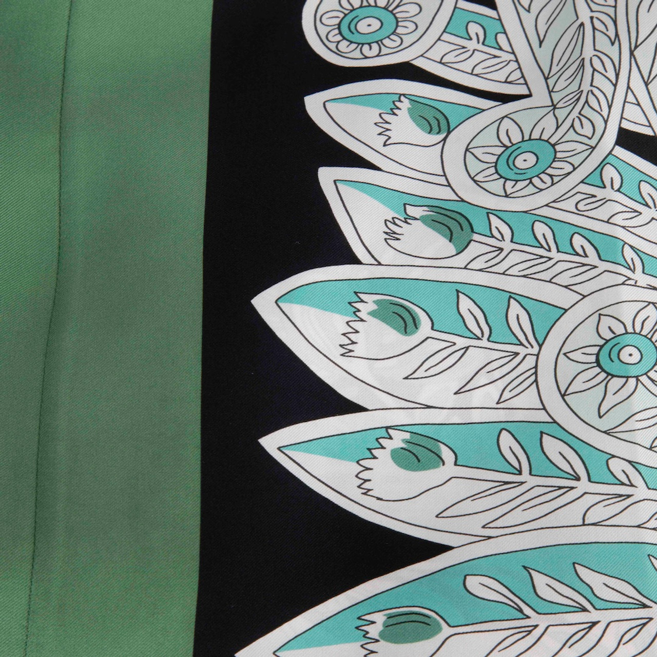 Hermès Abstract Print Silk Kaftan Dress