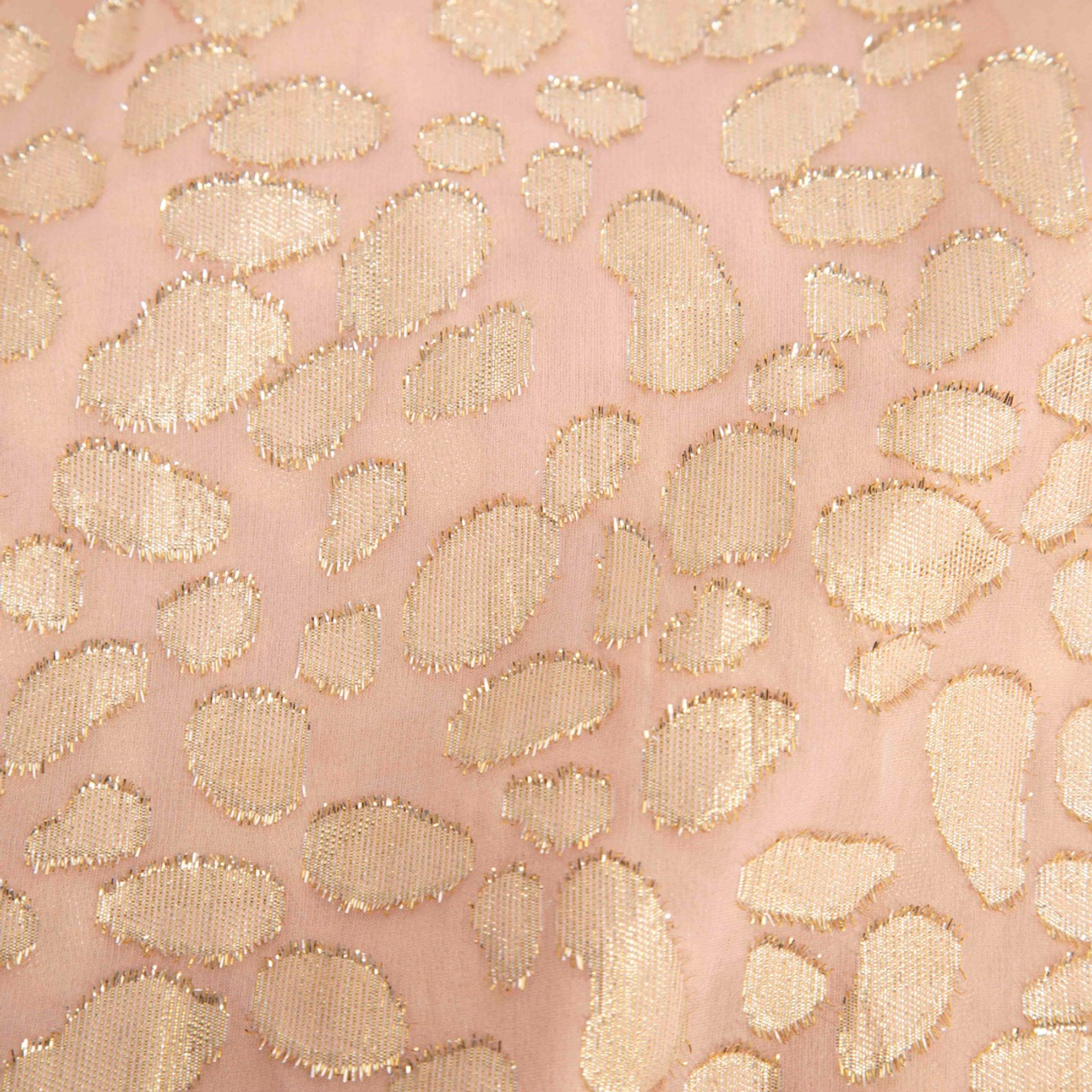 Stella McCartney Pink & Gold Leopard Blouse