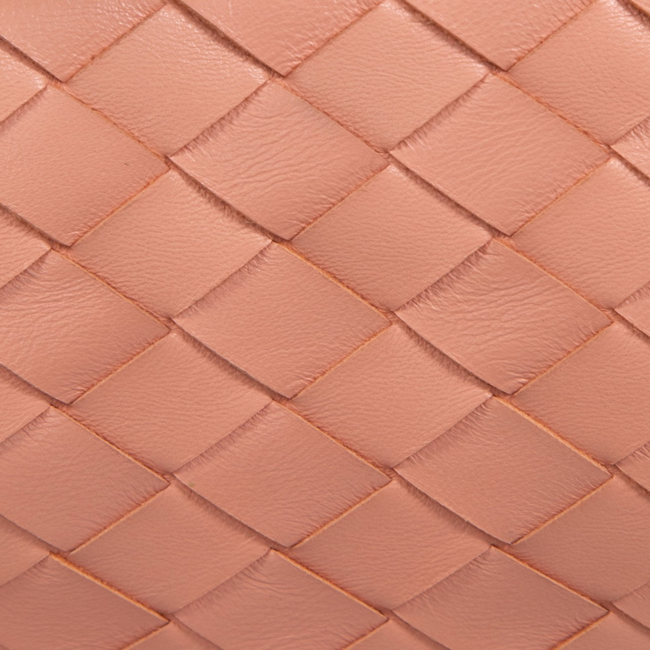 Bottega Veneta Peach Intrecciato Leather Jodie Mini Bag