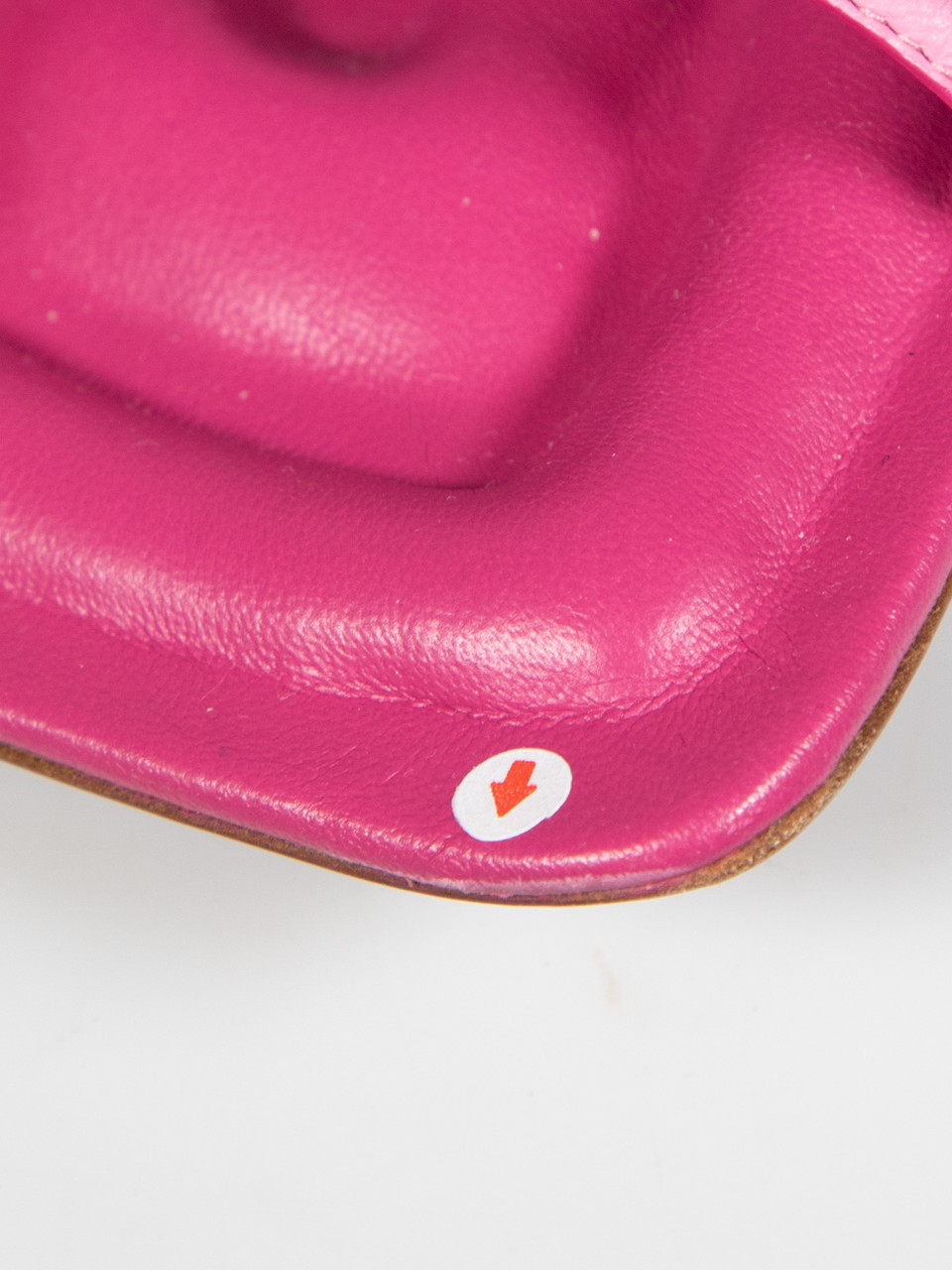 Jacquemus Pink Leather Piscine Padded Mules