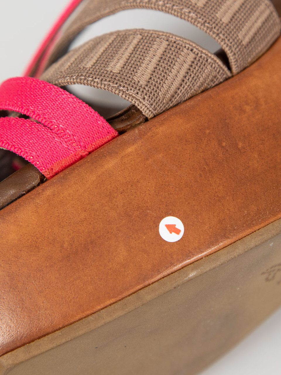 Marni Pink & Brown Platform Sandals