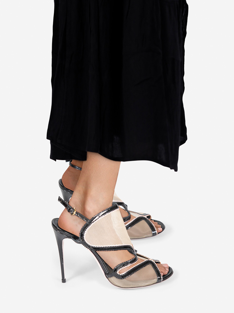 Salvatore Ferragamo Elisea Mesh Sandals
