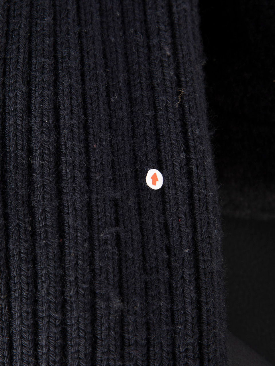 Theory Navy Shearling Panel Coat