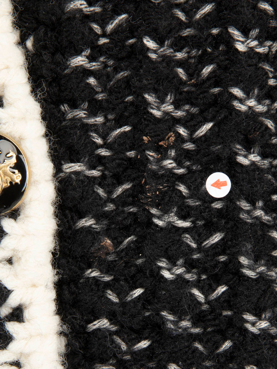 ba&sh Black Wool Knit Button Up Cardigan