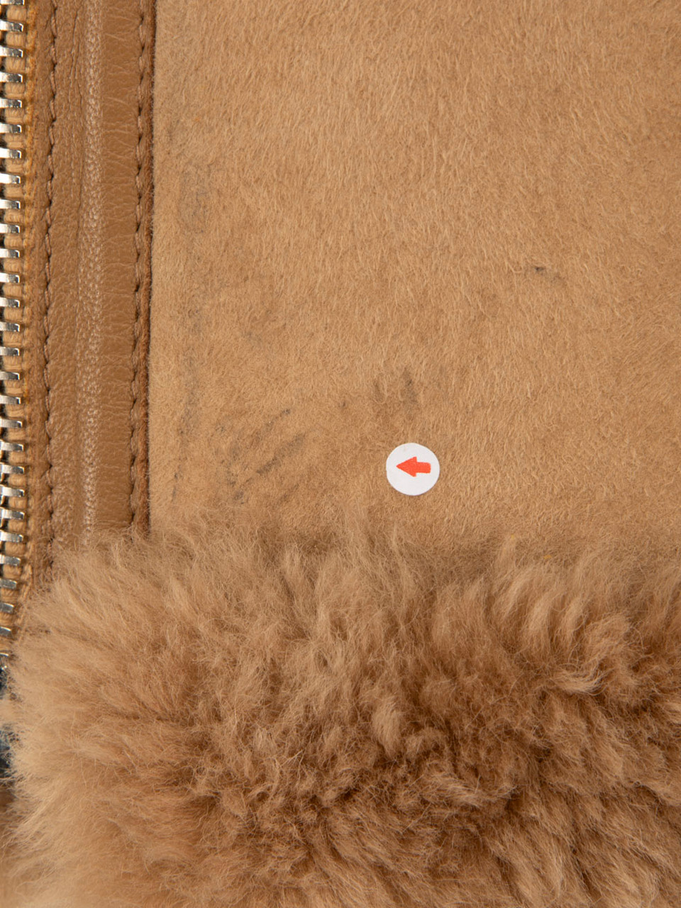 Balenciaga Brown Lamb Shearling & Suede Jacket