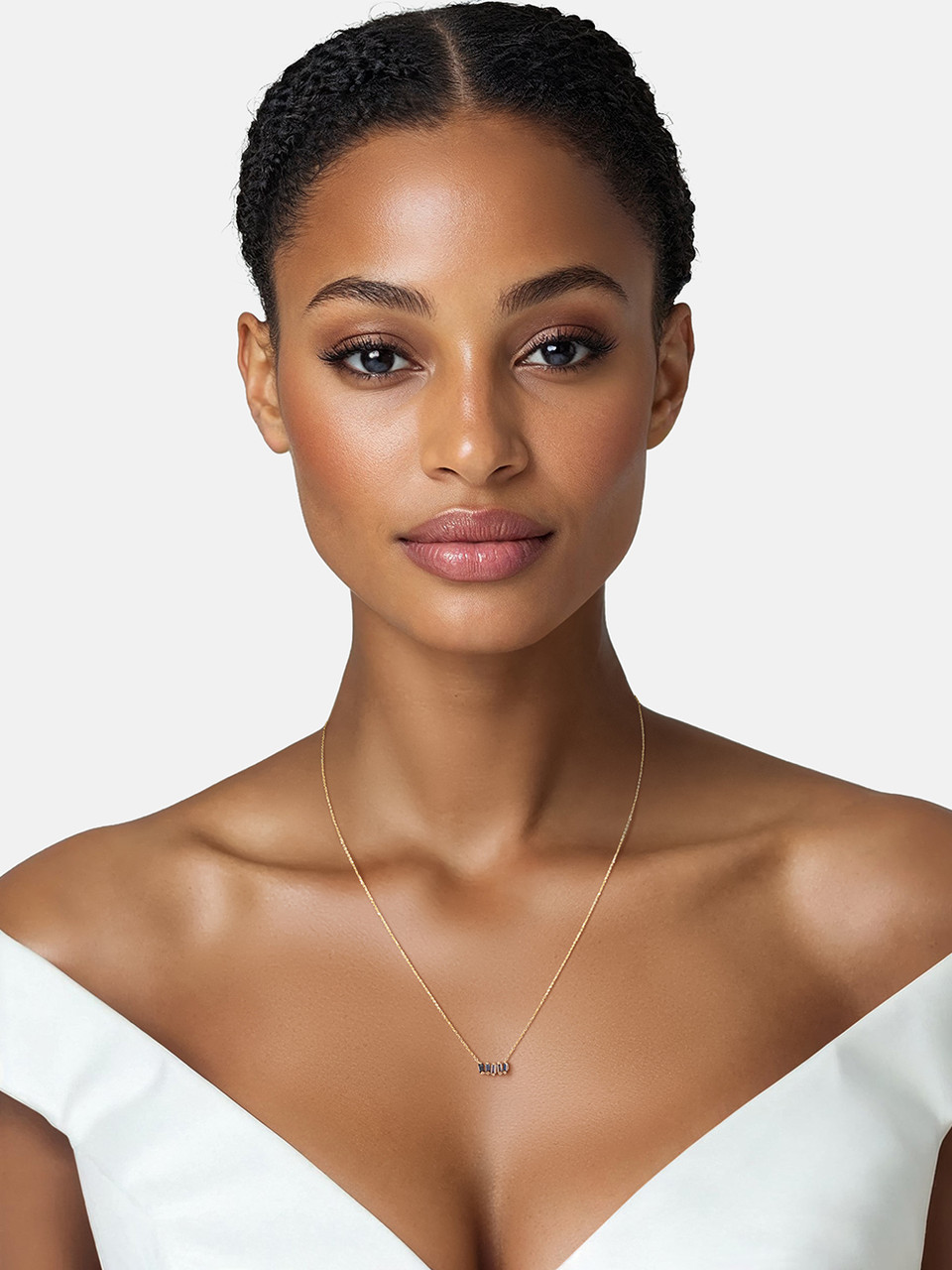 Suzanne Kalan 14k Gold Sapphire Gemstone Necklace