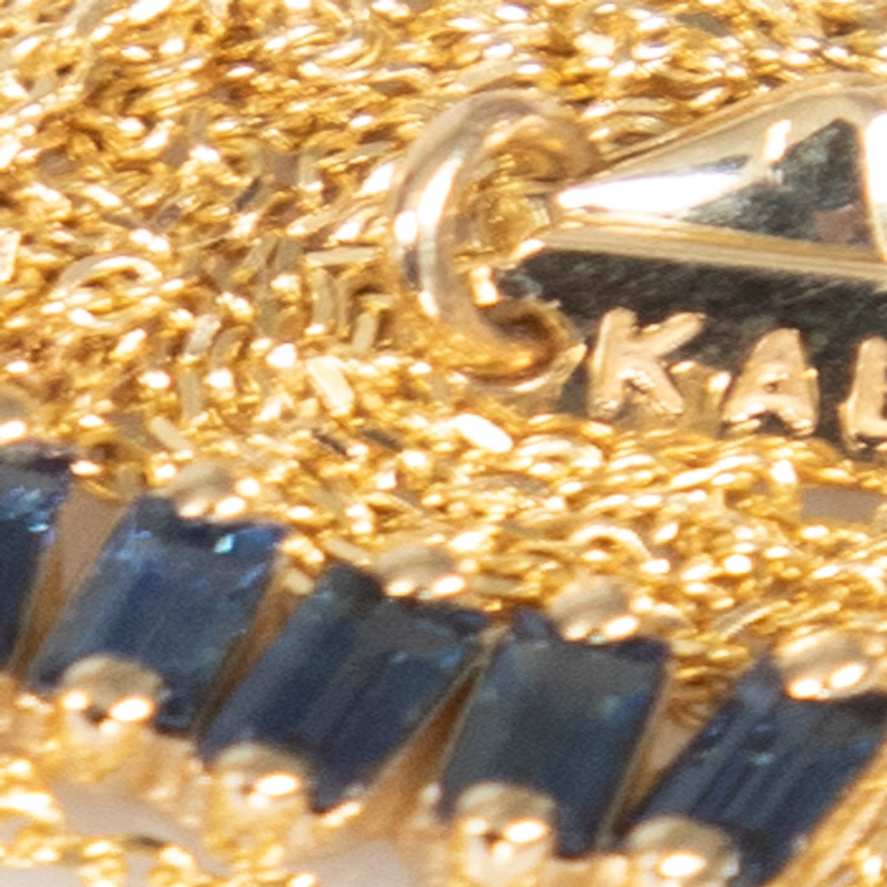 Suzanne Kalan 14k Gold Sapphire Gemstone Necklace