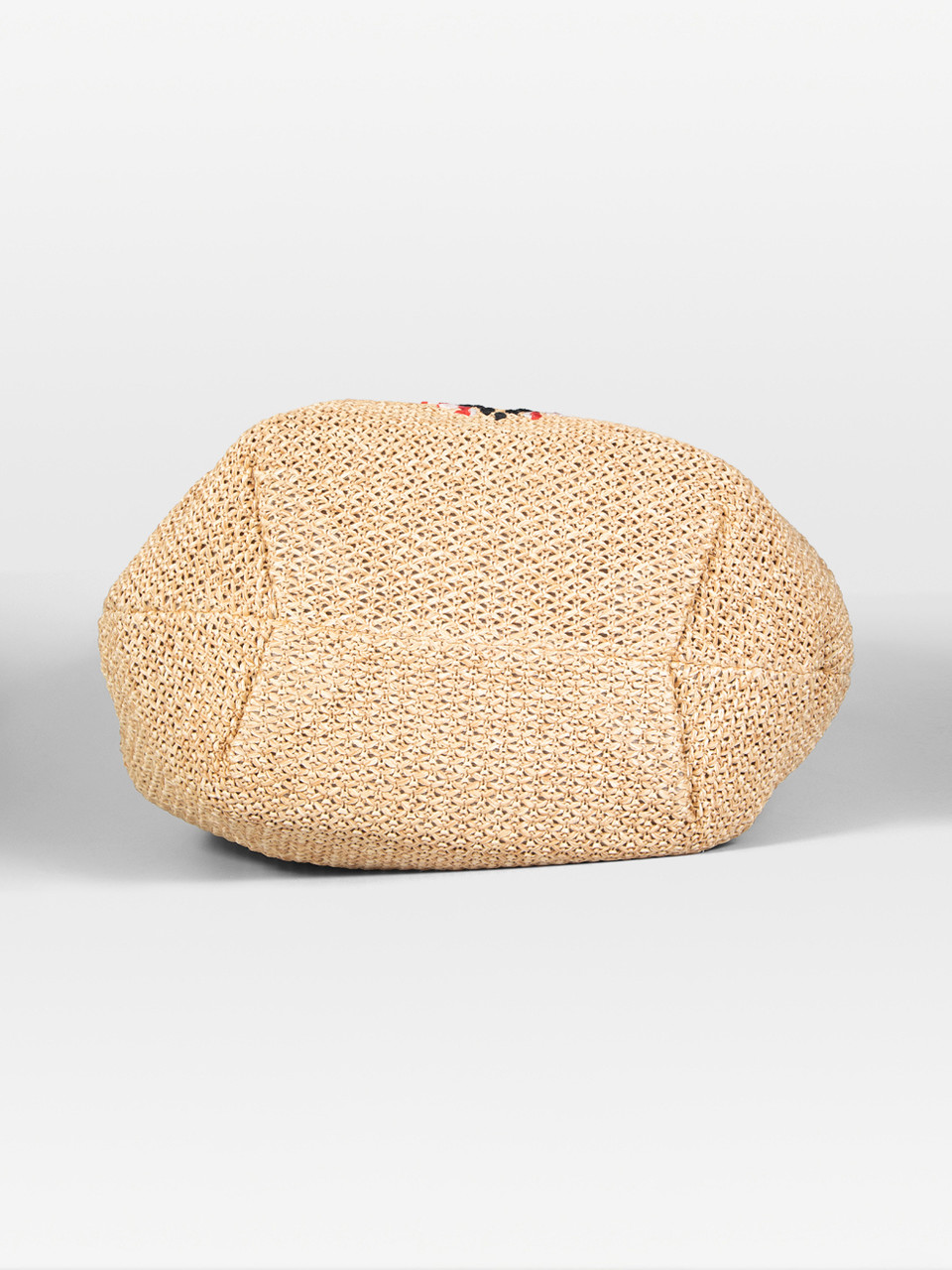 Ermanno Scervino Raffia Woven Heart Detail Tote Bag