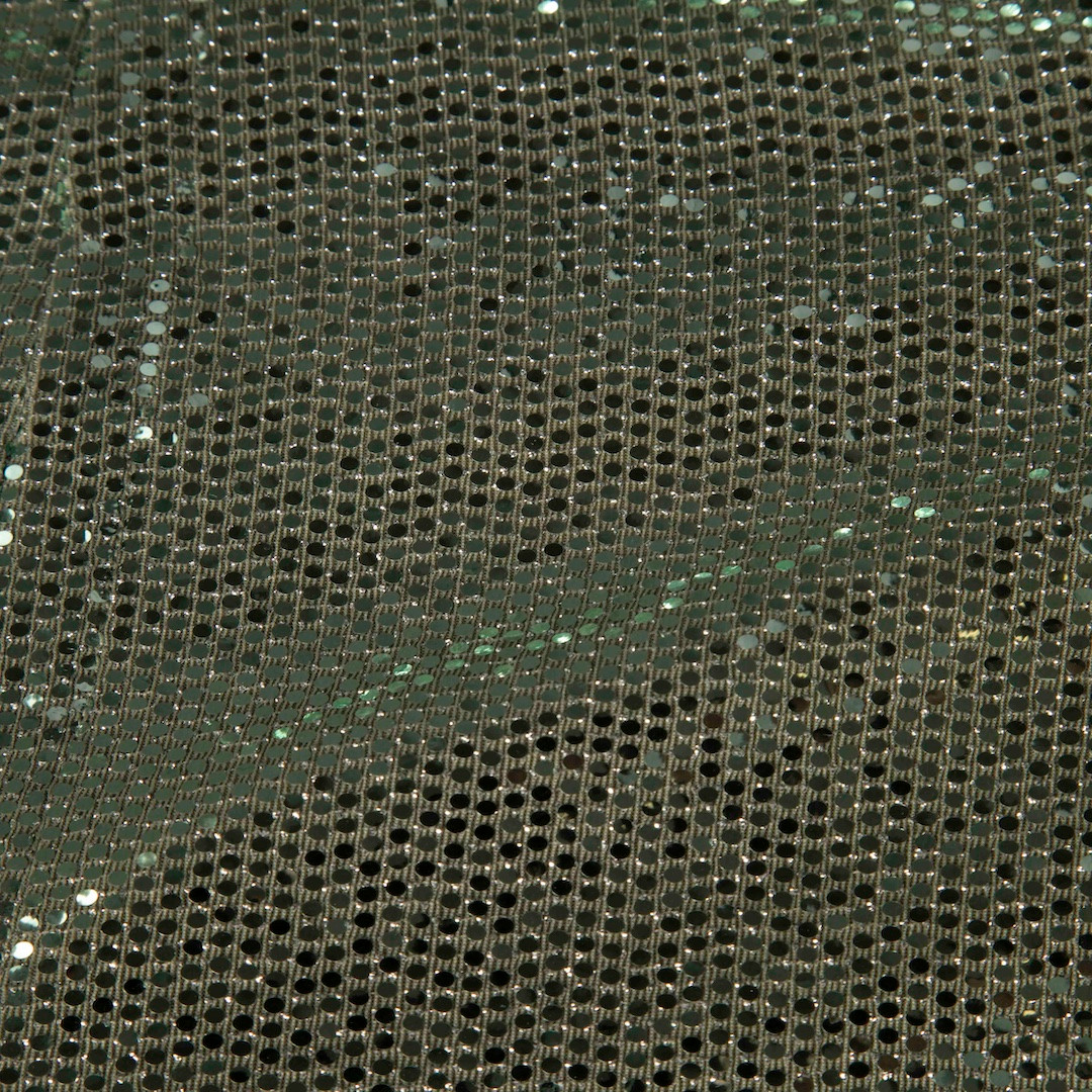 Forte_Forte Green Long Sequin Embellished Coat