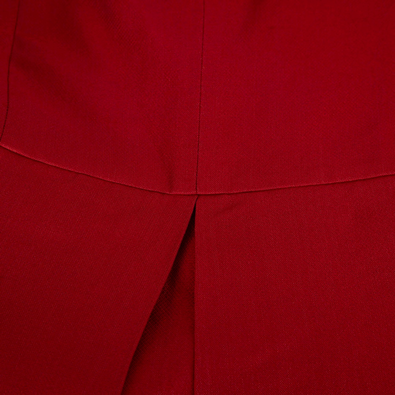 Jil Sander Red Silk Knee Length Dress Jil Sander Red Silk Knee Length Dress