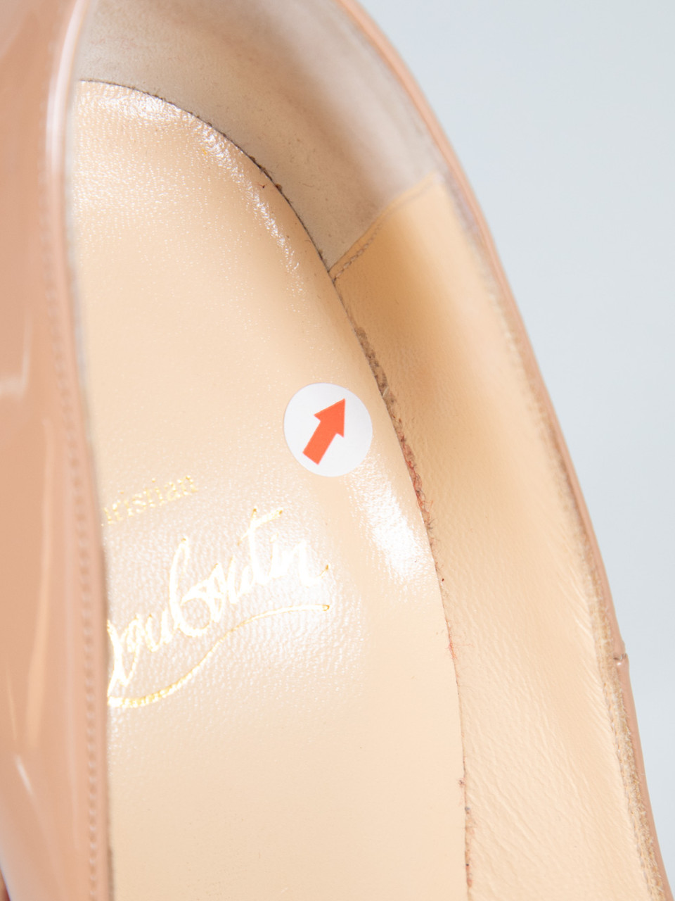 Christian Louboutin Beige Patent So Kate Pumps Christian Louboutin Beige Patent So Kate Pumps