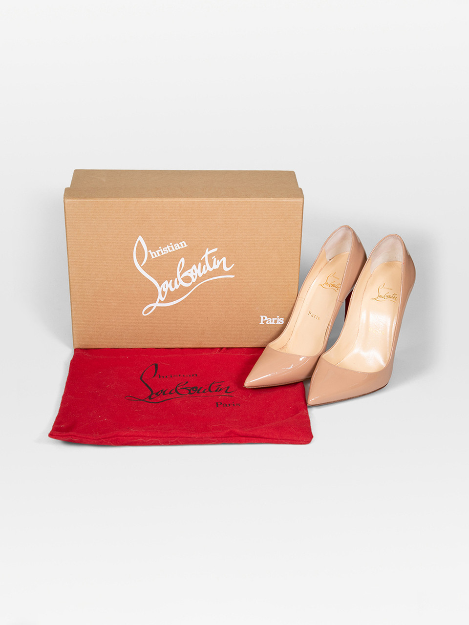 Christian Louboutin Beige Patent So Kate Pumps Christian Louboutin Beige Patent So Kate Pumps
