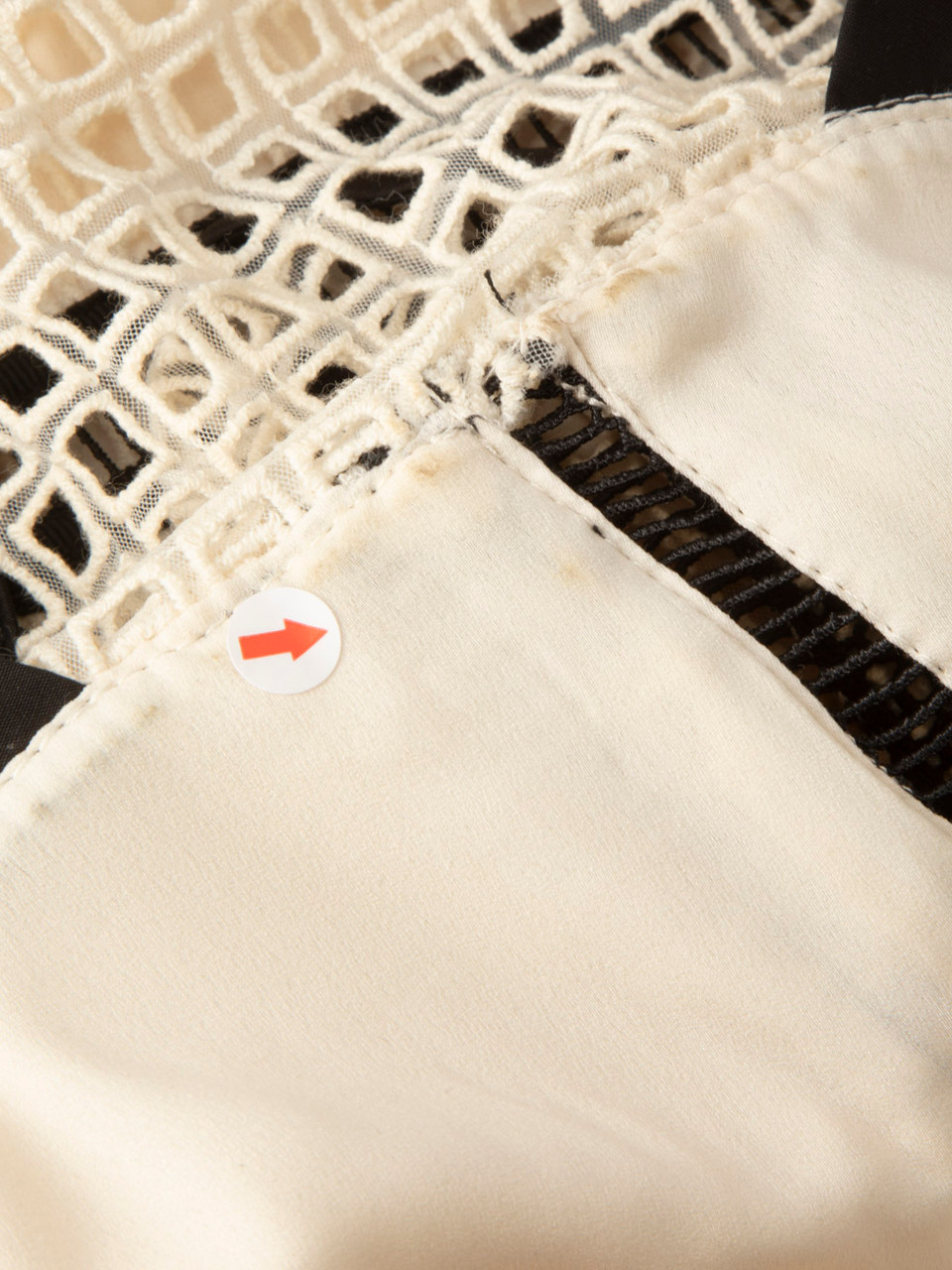 Self-Portrait Ecru Square Lace Midi Dress Self-Portrait Ecru Square Lace Midi Dress