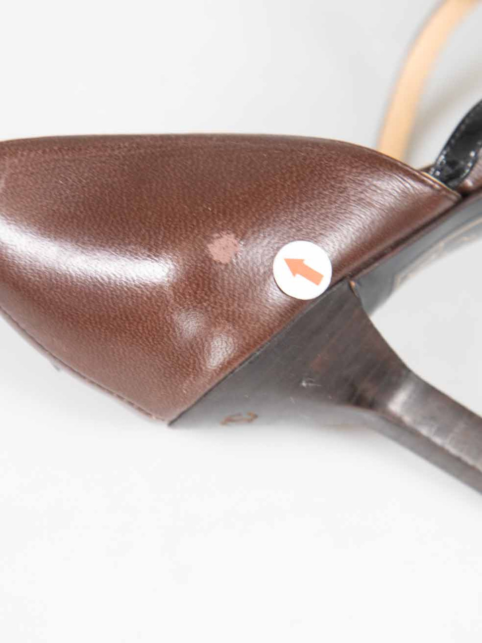 Chanel Black & Brown Leather Strappy Heels Chanel Black & Brown Leather Strappy Heels