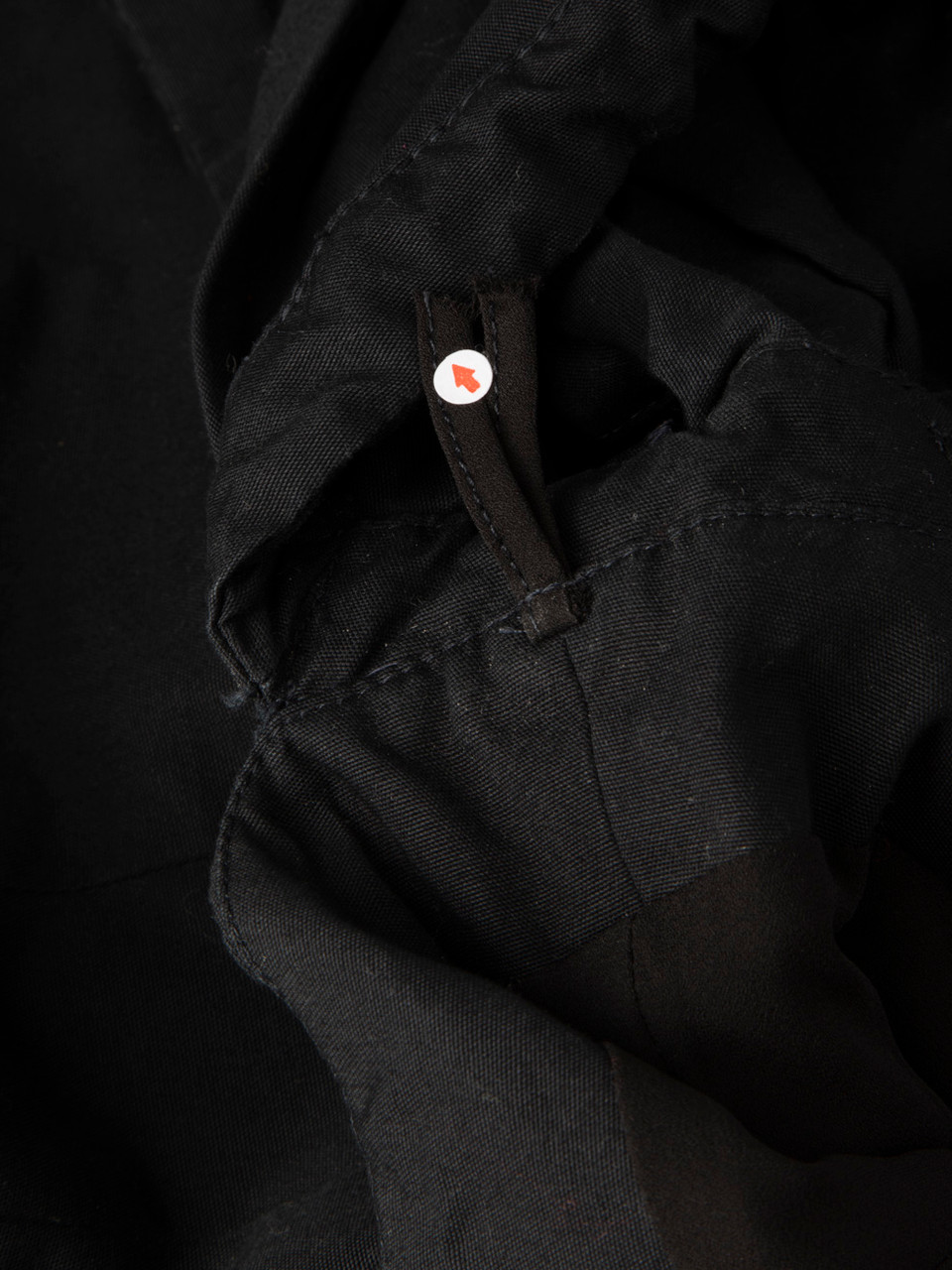 Brock Collection Black Square Neck Slit Dress