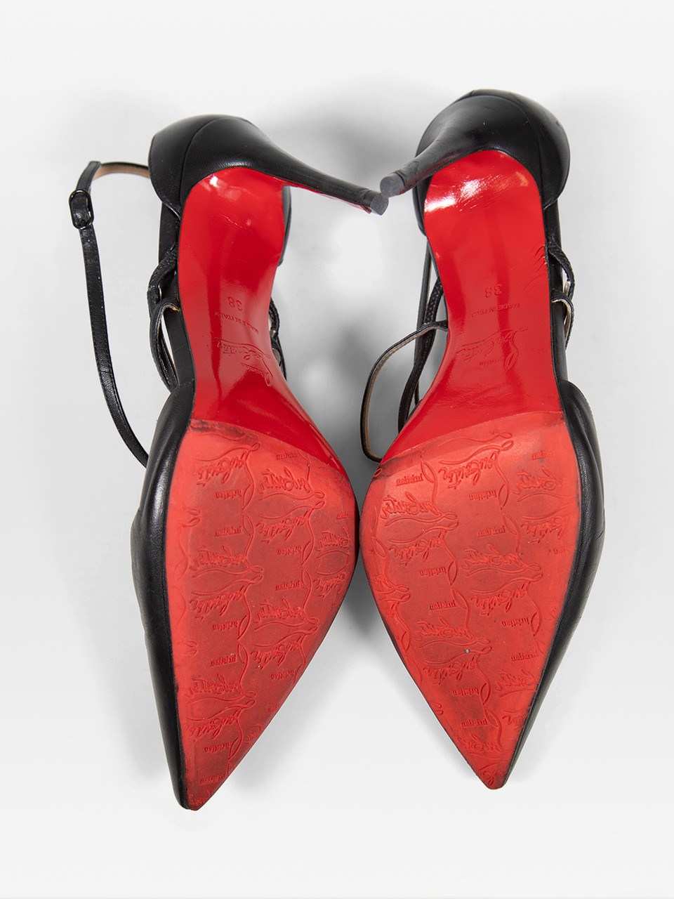 Christian Louboutin Black Crossfliketa 100 Pumps