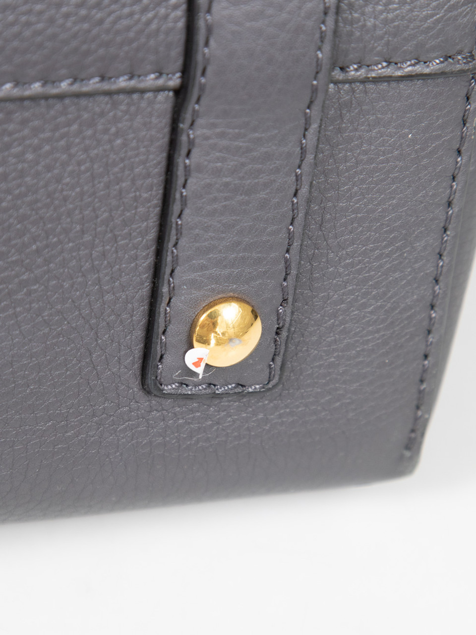 Burberry Grey Leather The Belt Handbag