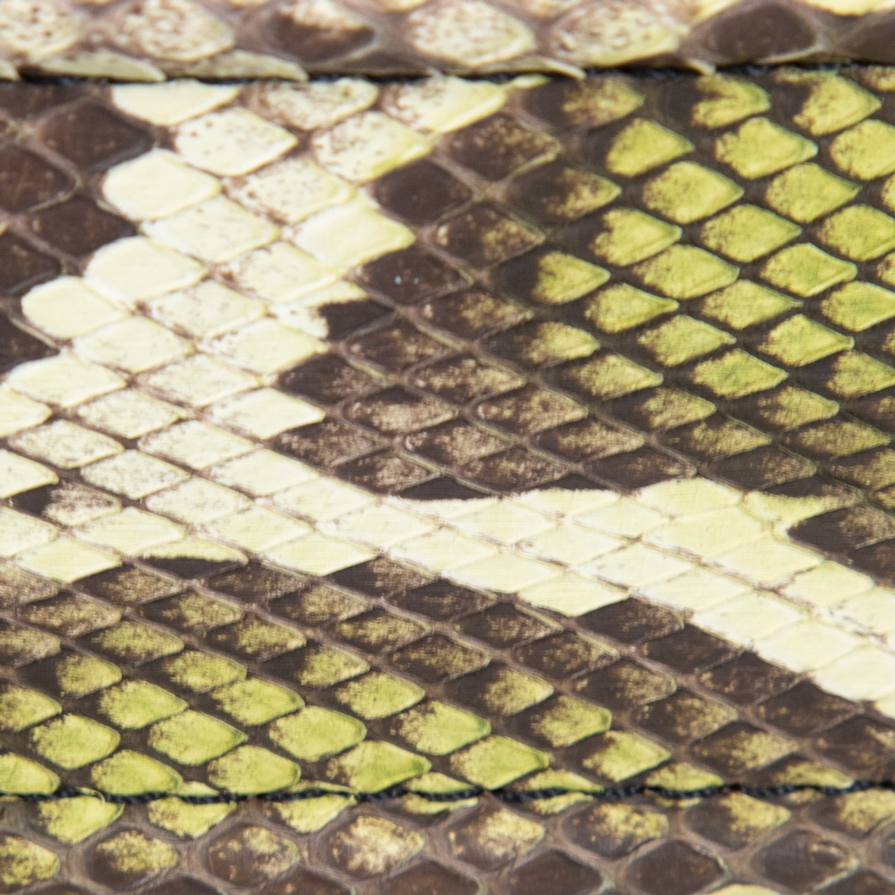 Burberry Green Snakeskin Wide Belt