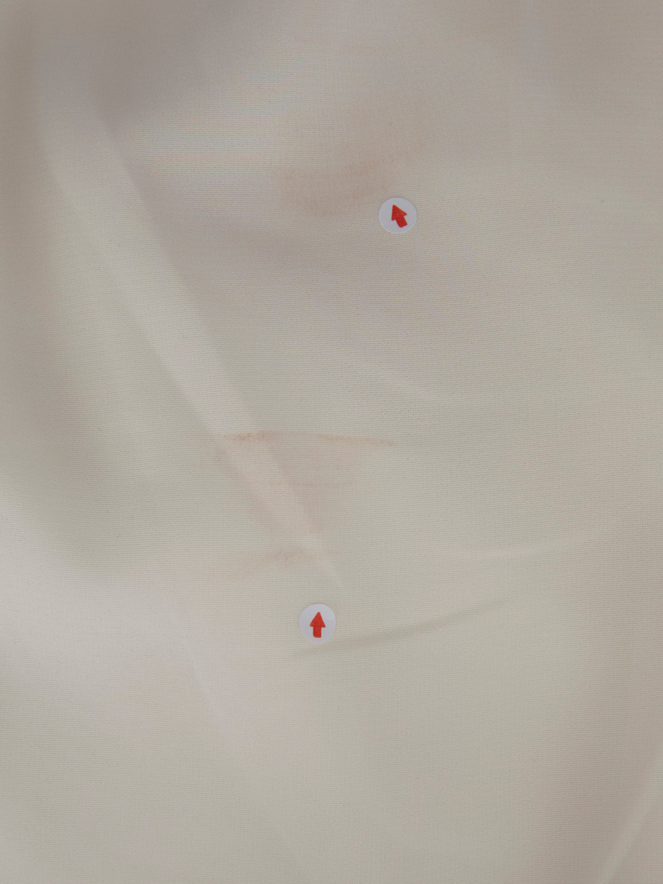 Alice + Olivia Ecru Silk Sheer Ruffled Blouse Alice + Olivia Ecru Silk Sheer Ruffled Blouse