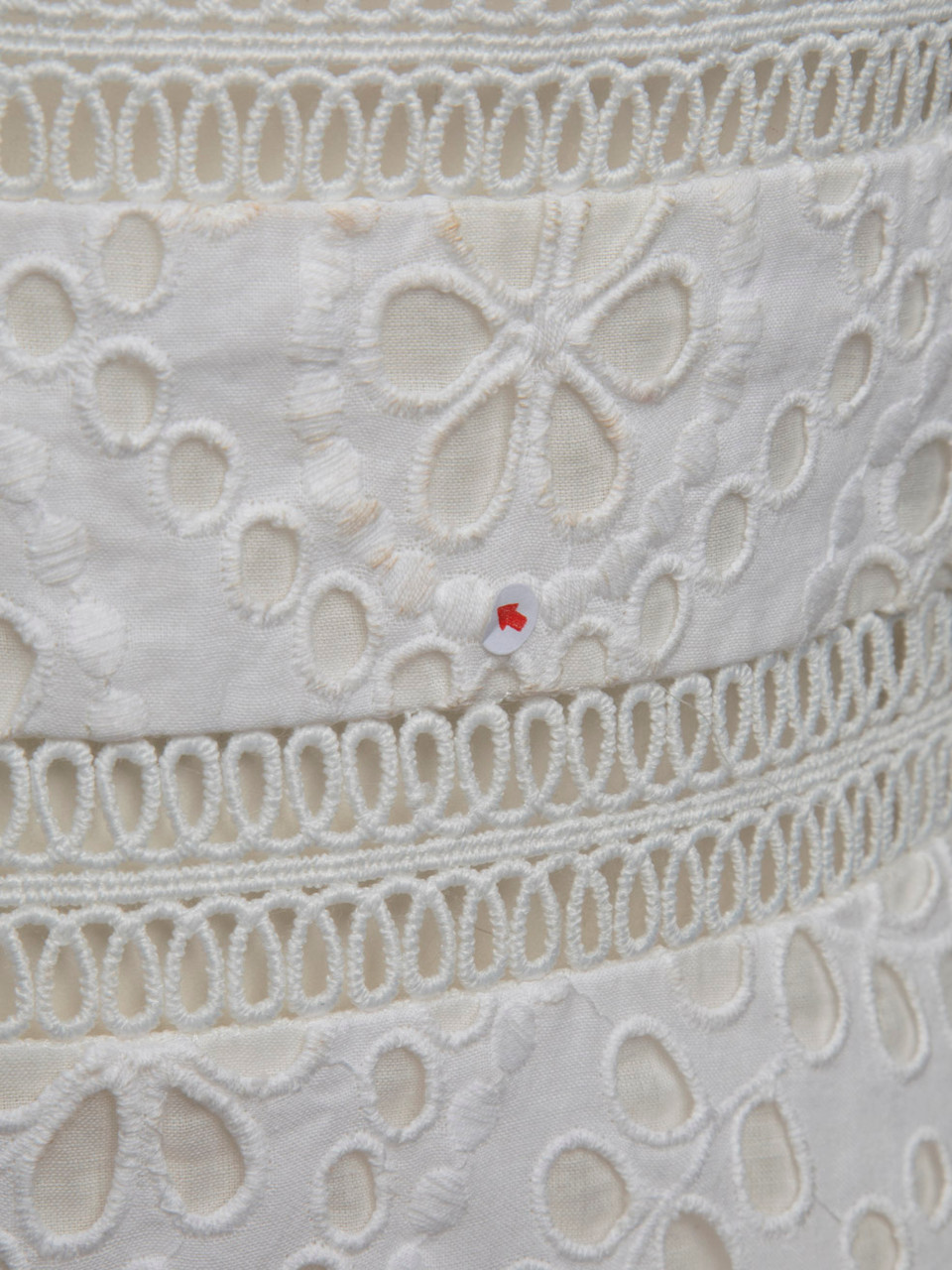 Zimmermann White Midi Broderie Dress Zimmermann White Midi Broderie Dress