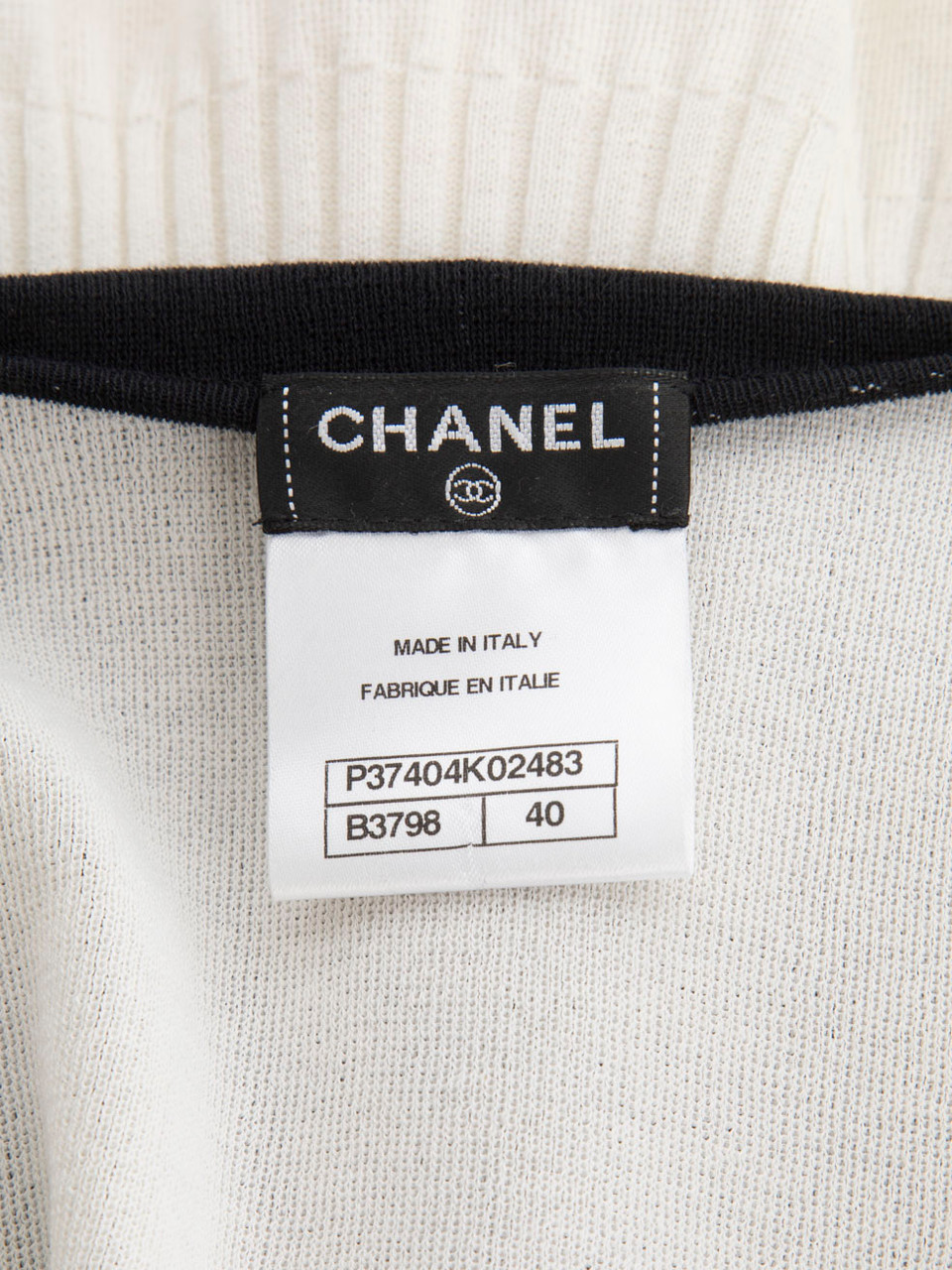 Chanel 2010 Sailor Collar Knit Top Chanel 2010 Sailor Collar Knit Top