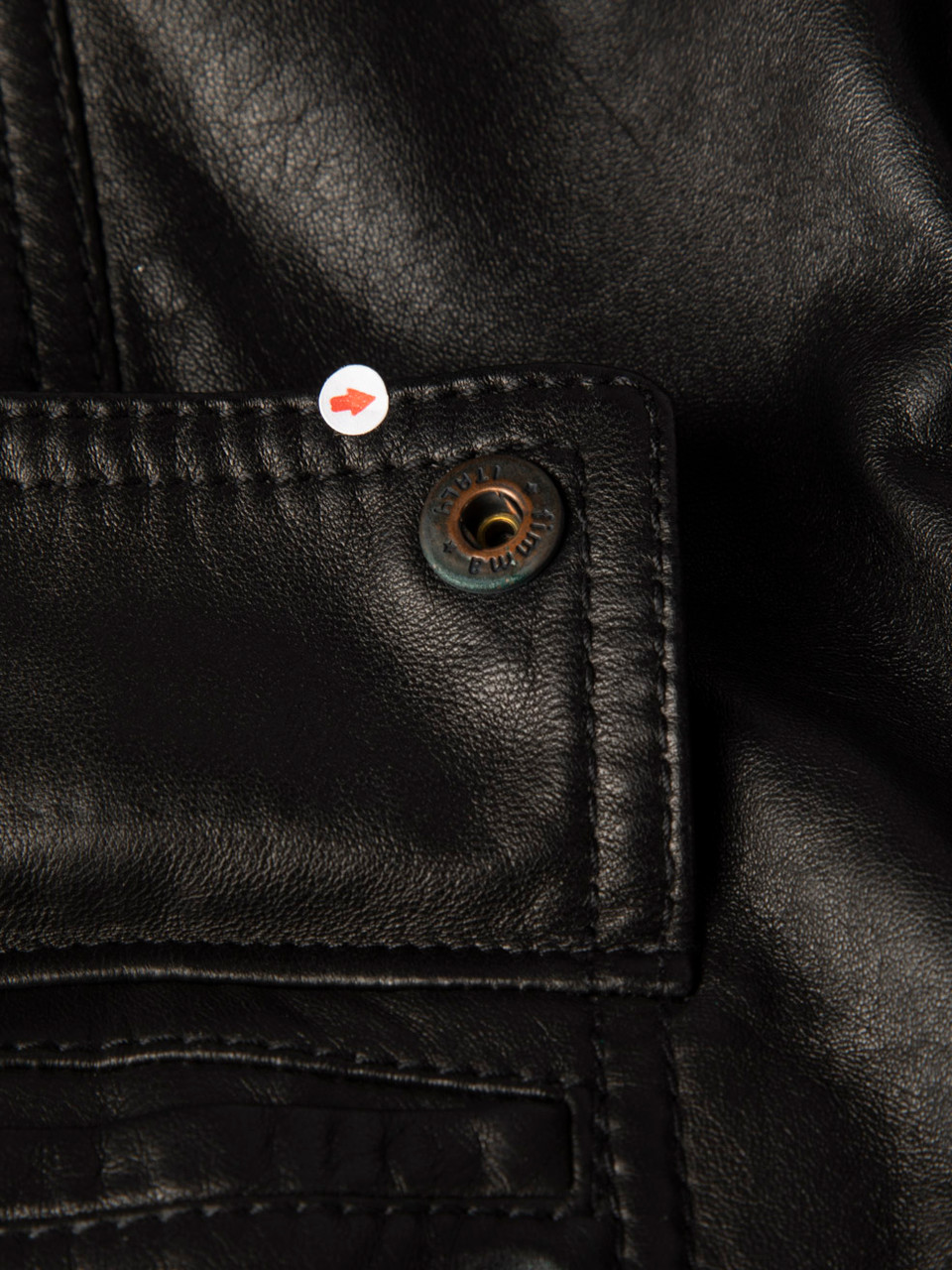 Joseph Black Leather Zip Jacket