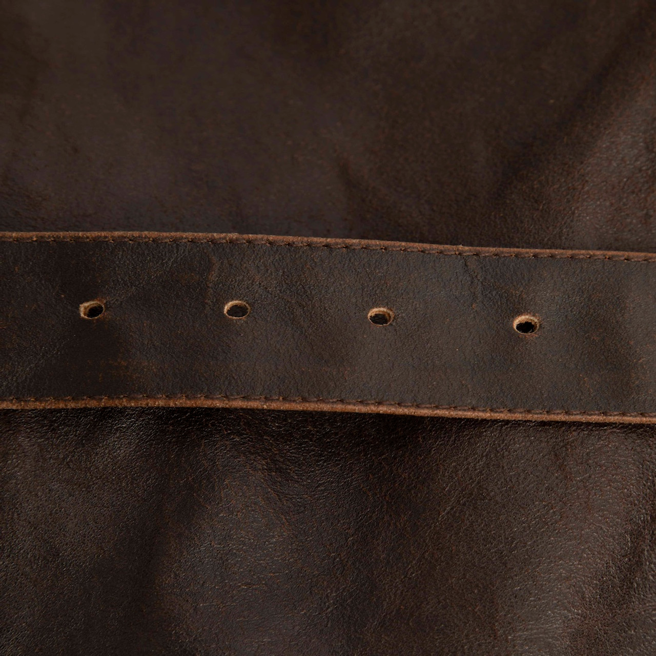 Miu Miu Vintage Brown Leather Fur Collar Jacket