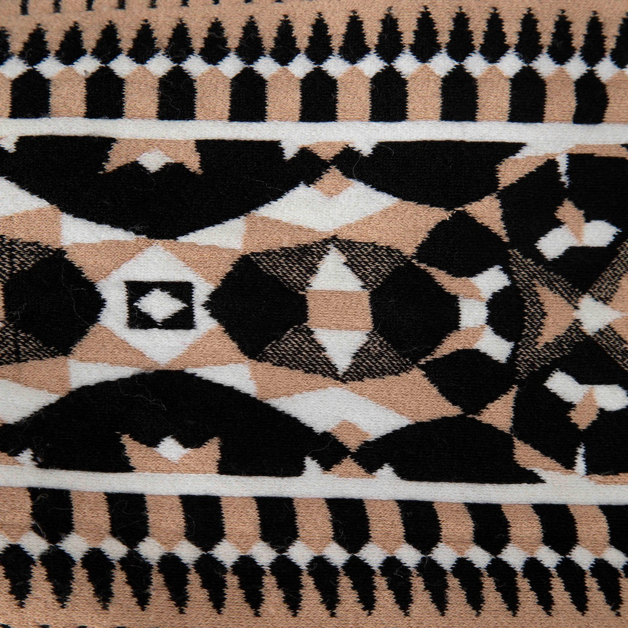 Ronny Kobo Abstract Pattern Back Cut Out Dress