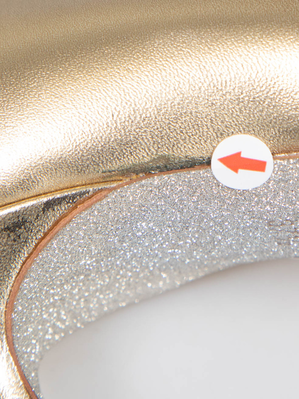 Rene Caovilla Gold Leather Crystal Detail Pumps Rene Caovilla Gold Leather Crystal Detail Pumps