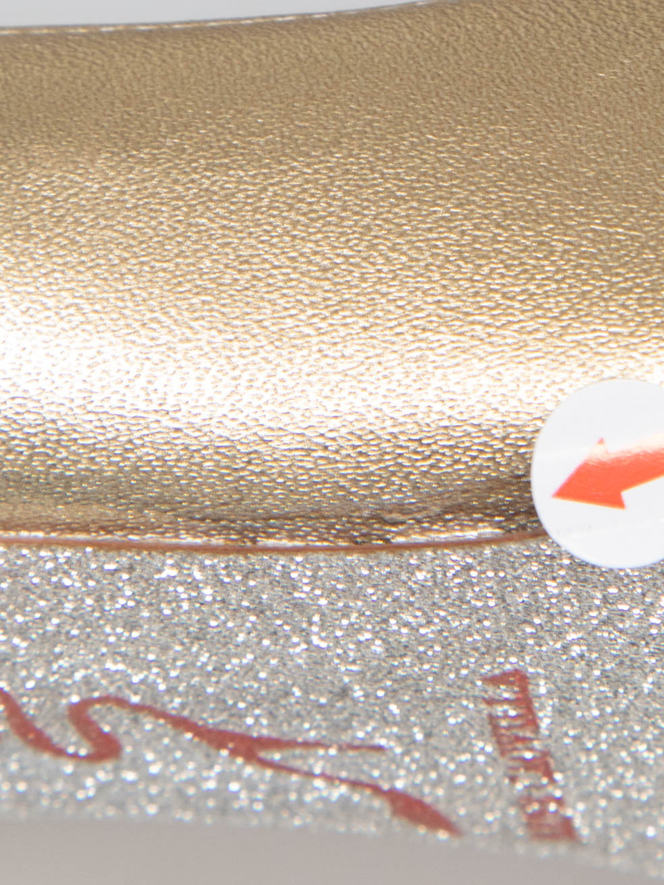 Rene Caovilla Gold Leather Crystal Detail Pumps Rene Caovilla Gold Leather Crystal Detail Pumps