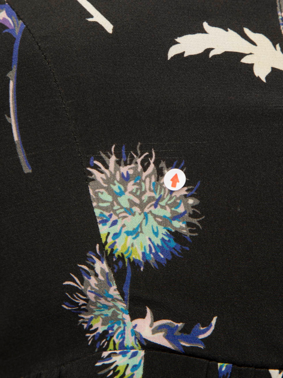 Kenzo Dandelion Print Silk Dress