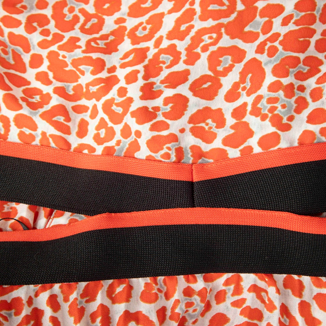 Maje Leopard Print Cut Out Dress