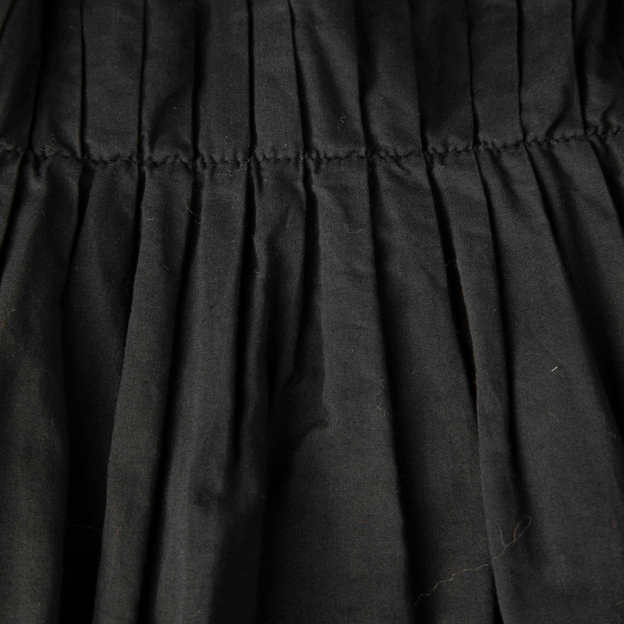 Maje Black V-Neck Pleated Dress