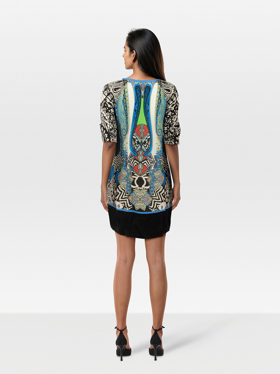 Etro Patterned Short Sleeve Dress