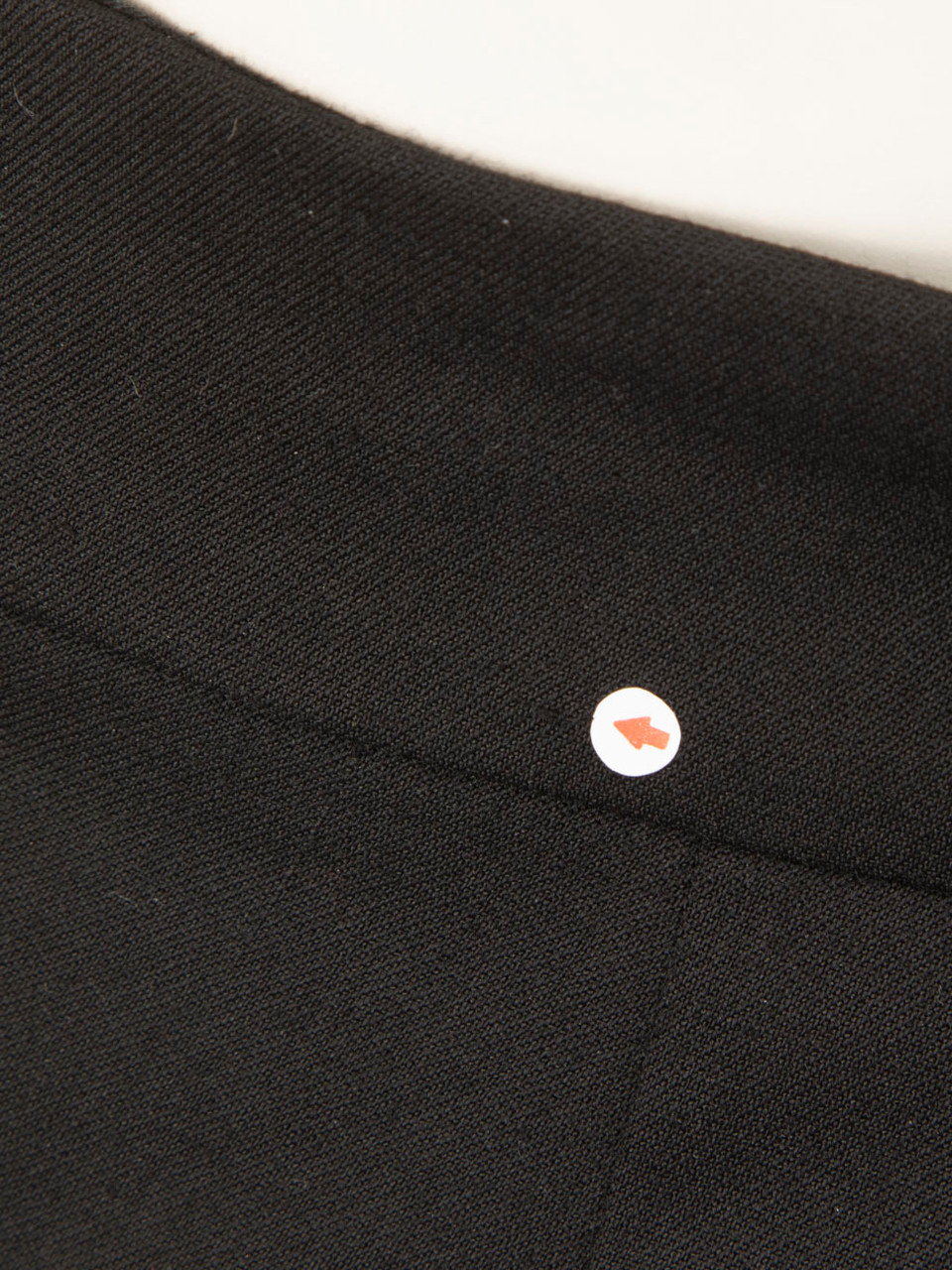 Fendi Black Wide Fit High Rise Trousers